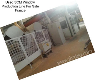 Used SCM Window Production Line For Sale France