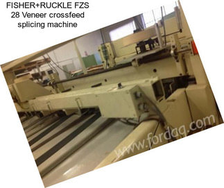 FISHER+RUCKLE FZS 28 Veneer crossfeed splicing machine