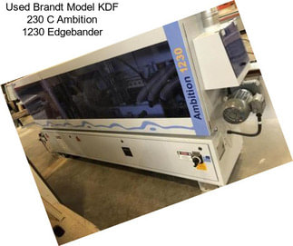 Used Brandt Model KDF 230 C Ambition 1230 Edgebander