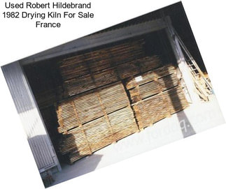 Used Robert Hildebrand 1982 Drying Kiln For Sale France