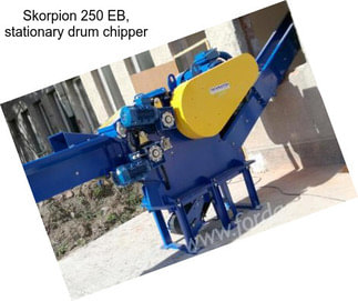 Skorpion 250 EB, stationary drum chipper