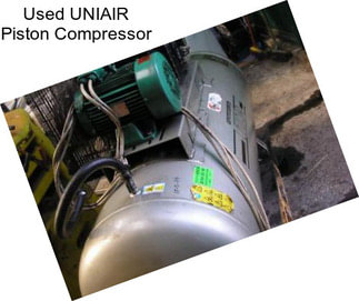Used UNIAIR Piston Compressor
