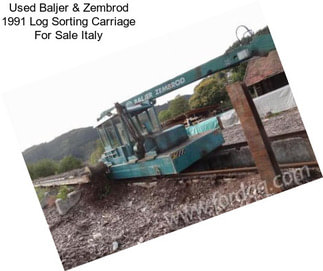 Used Baljer & Zembrod 1991 Log Sorting Carriage For Sale Italy