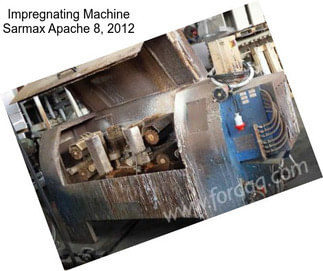 Impregnating Machine Sarmax Apache 8, 2012