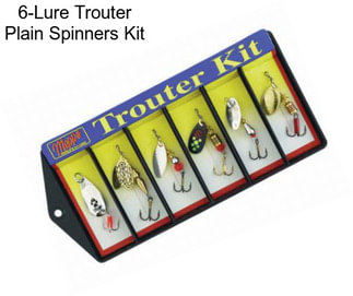 6-Lure Trouter Plain Spinners Kit