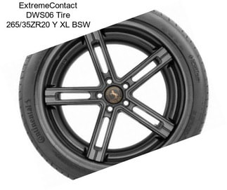 ExtremeContact DWS06 Tire 265/35ZR20 Y XL BSW