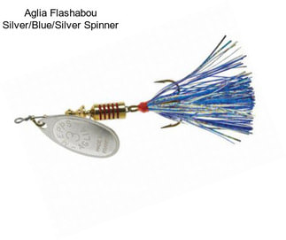 Aglia Flashabou Silver/Blue/Silver Spinner