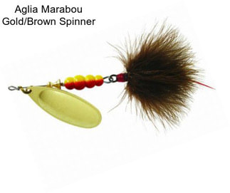 Aglia Marabou Gold/Brown Spinner