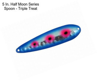 5 In. Half Moon Series Spoon - Triple Treat