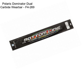 Polaris Dominator Dual Carbide Wearbar - F4-269