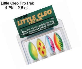 Little Cleo Pro Pak 4 Pk. - 2.5 oz.