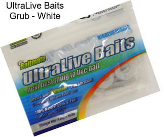 UltraLive Baits Grub - White