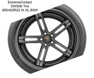 ExtremeContact DWS06 Tire 265/40ZR22 W XL BSW