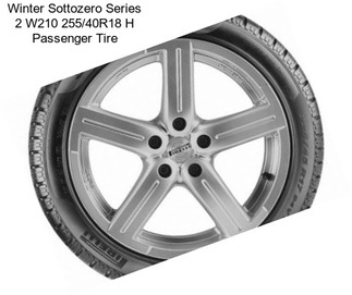 Winter Sottozero Series 2 W210 255/40R18 H Passenger Tire