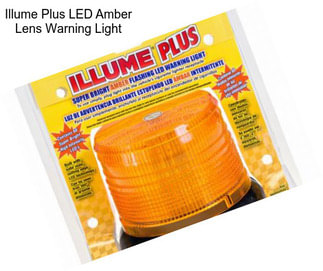 Illume Plus LED Amber Lens Warning Light