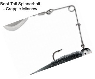 Boot Tail Spinnerbait - Crappie Minnow
