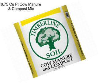 0.75 Cu Ft Cow Manure & Compost Mix