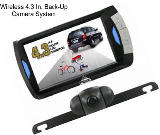 Wireless 4.3 In. Back-Up Camera System