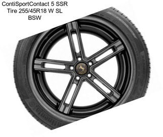 ContiSportContact 5 SSR Tire 255/45R18 W SL BSW