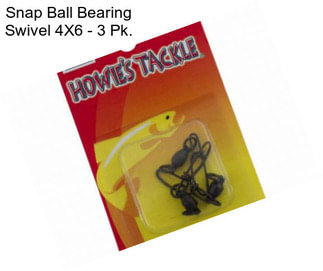 Snap Ball Bearing Swivel 4X6 - 3 Pk.