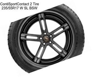 ContiSportContact 2 Tire 235/55R17 W SL BSW