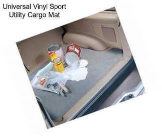 Universal Vinyl Sport Utility Cargo Mat