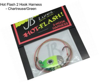 Hot Flash 2 Hook Harness - Chartreuse/Green