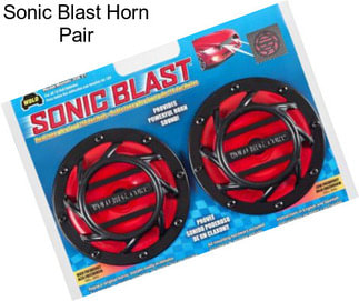 Sonic Blast Horn Pair