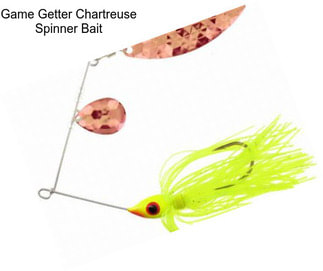 Game Getter Chartreuse Spinner Bait