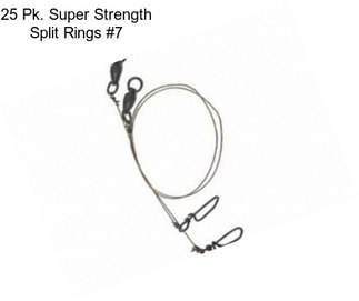 25 Pk. Super Strength Split Rings #7