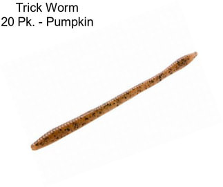 Trick Worm 20 Pk. - Pumpkin