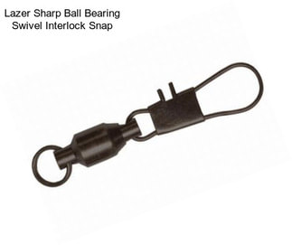 Lazer Sharp Ball Bearing Swivel Interlock Snap