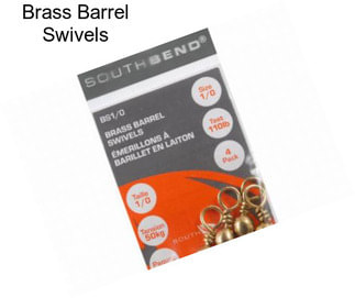 Brass Barrel Swivels