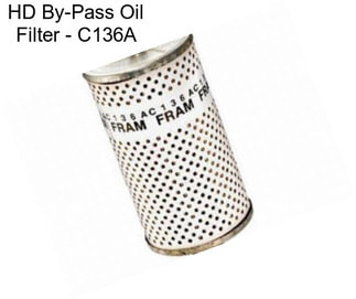 HD By-Pass Oil Filter - C136A