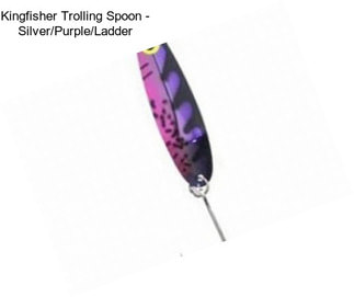 Kingfisher Trolling Spoon - Silver/Purple/Ladder