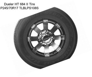 Dueler HT 684 II Tire P245/70R17 TLBLPS108S