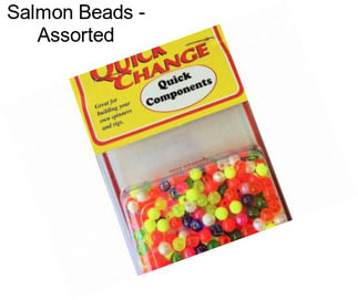 Salmon Beads - Assorted