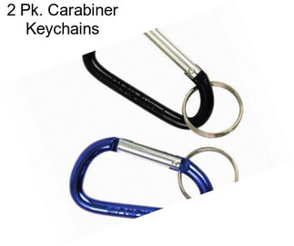 2 Pk. Carabiner Keychains