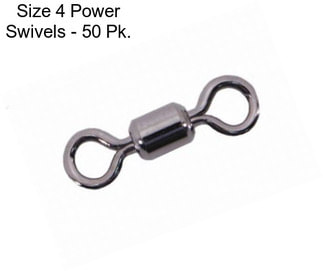 Size 4 Power Swivels - 50 Pk.