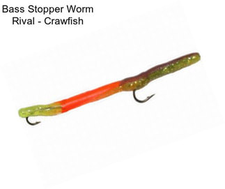 Bass Stopper Worm Rival - Crawfish