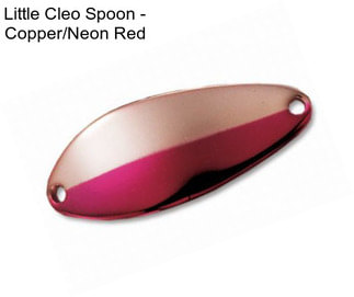 Little Cleo Spoon - Copper/Neon Red