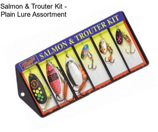 Salmon & Trouter Kit - Plain Lure Assortment