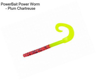 PowerBait Power Worm - Plum Chartreuse