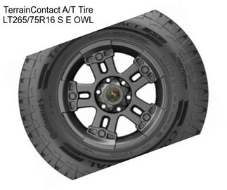 TerrainContact A/T Tire LT265/75R16 S E OWL