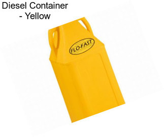 Diesel Container - Yellow