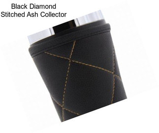 Black Diamond Stitched Ash Collector