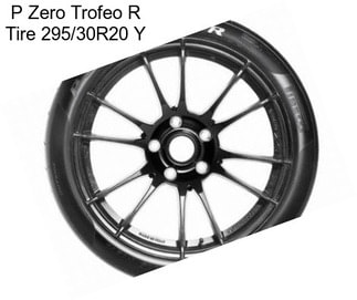 P Zero Trofeo R Tire 295/30R20 Y