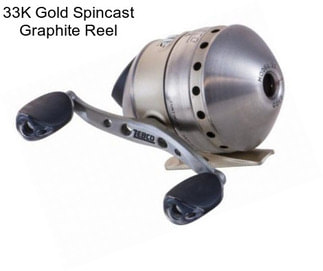 33K Gold Spincast Graphite Reel