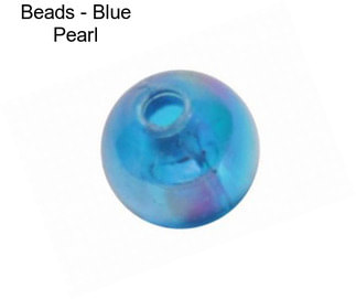 Beads - Blue Pearl