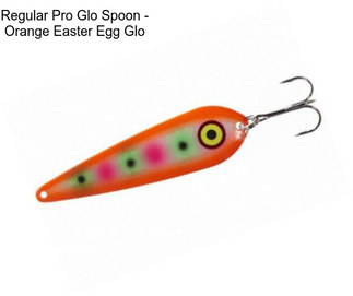 Regular Pro Glo Spoon - Orange Easter Egg Glo